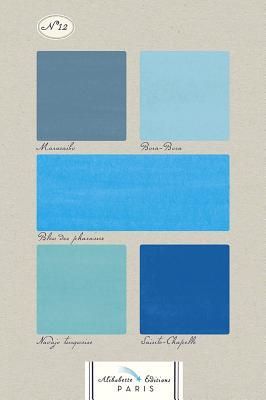 Bleus N12: All Blues - French Colour Chart