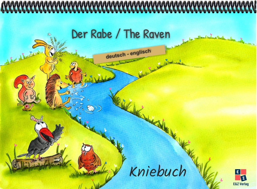 Der Rabe: Kniebuch deutsch / englisch