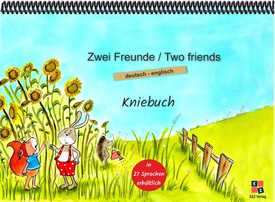 Zwei Freunde: Kniebuch deutsch / englisch