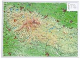 Reliefkarte Harz 1 : 200.000: Tiefgezogenes Kunststoffrelief