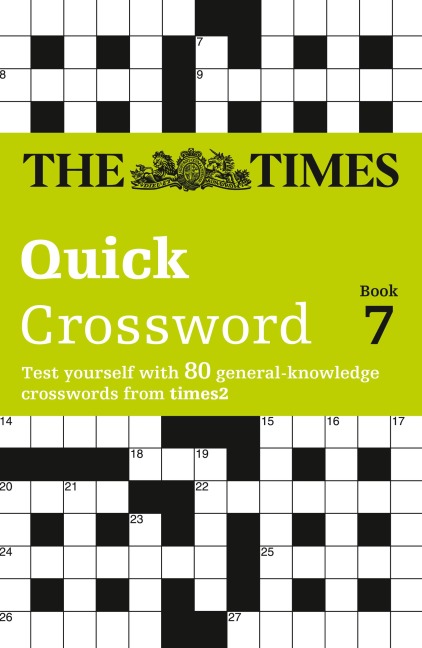 The Times Quick Crossword Book 7: 80 world-famous crossword puzzles from The Times2
