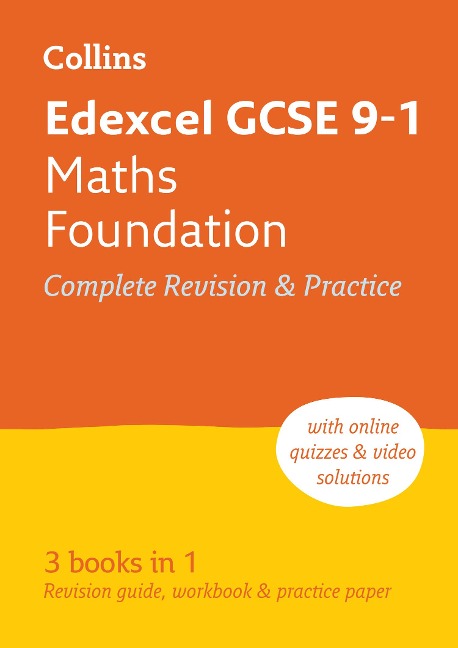 Edexcel GCSE 9-1 Maths Foundation All-in-One Complete Revision and Practice: Ideal for the 2026 and 2027 Exams Includes Online Edition, Quizzes and Video Solutions