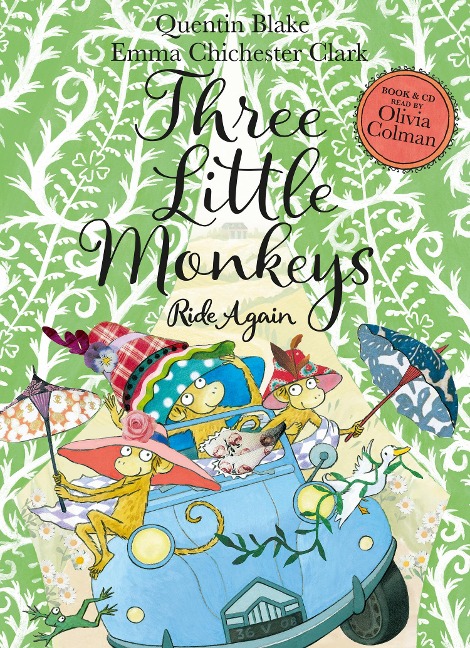 Three Little Monkeys Ride Again: Book & CD
