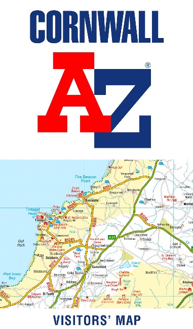 Cornwall A-Z Visitors Map
