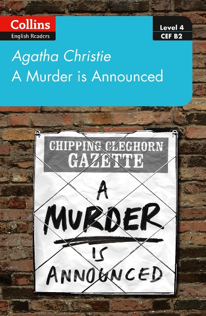 A murder is announced: Level 4 - Upper- Intermediate (B2)