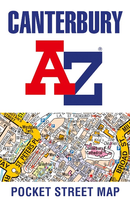 Canterbury Pocket Street Map