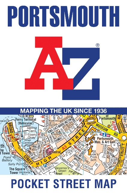 Portsmouth A-Z Pocket Street Map: Accurate Street Map for Easy Navigation