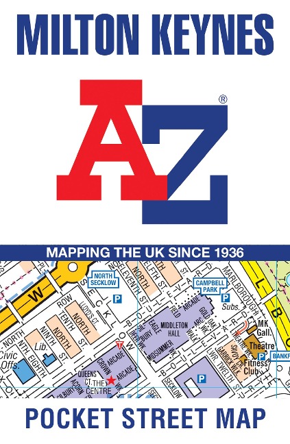 Milton Keynes A-Z Pocket Street Map: Accurate Street Map for Easy Navigation