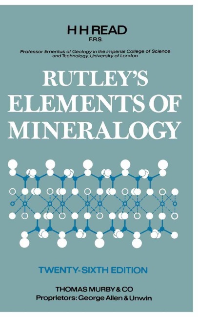 Rutleys Elements of Mineralogy