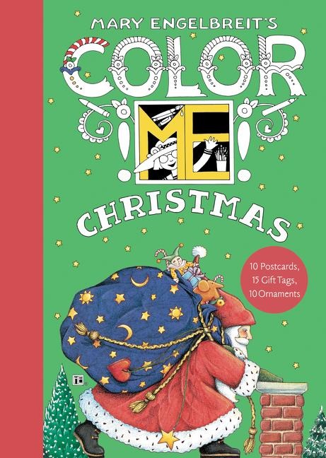 Mary Engelbreits Color Me Christmas Book of Postcards: A Christmas Holiday Book for Kids