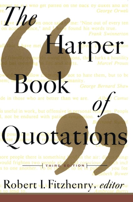 Harper Book of Quotations Revised Edition, The