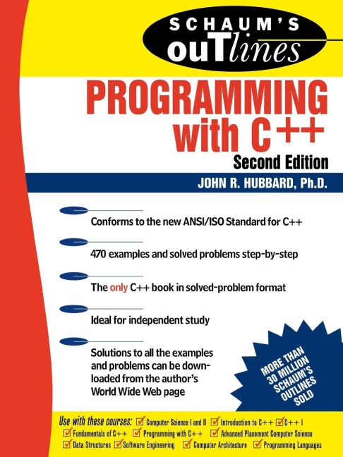 Schaums Outline of Programming with C++