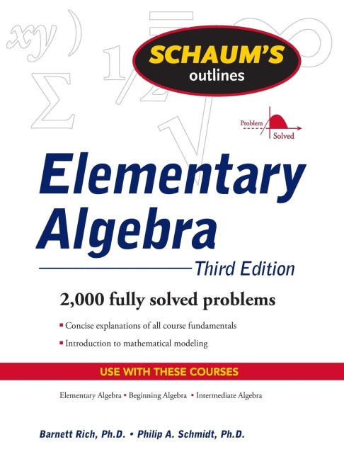 SO ELEMENTARY ALGEBRA 3E REV