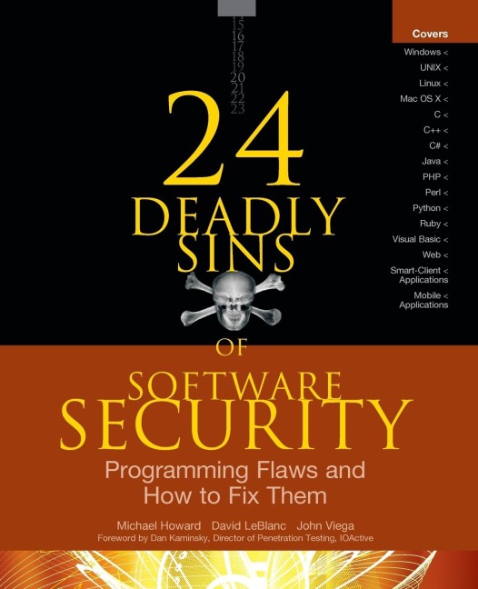 24 Deadly Sins of Software Security: Programming Flaws and How to Fix Them