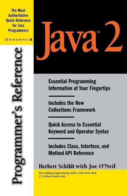 Java 2 Programmers Reference