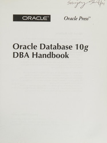 Oracle Database 10g DBA Handbook