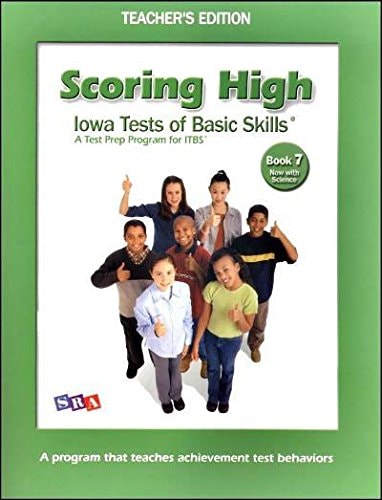 Scoring High; Iowa Tests of Basic Skills - Book 7 (now with Science) TEACHER'S EDITION