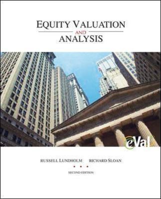 Equity Valuation and Analysis with eVal