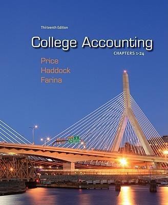 College Accounting Chapters 1-24 with Connect Plus