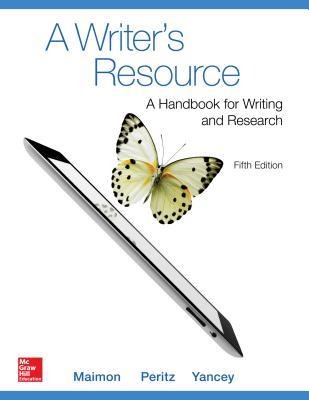 A Writers Resource (Comb-Version) Student Edition