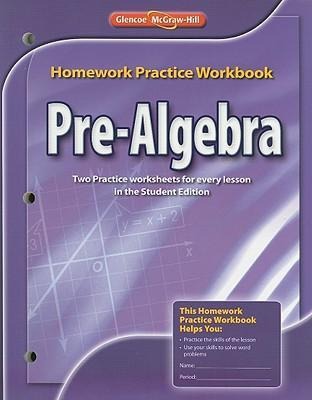 Pre-Algebra Homework Practice Workbook