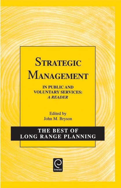 Strategic Management in Public and Voluntary Services: A Reader
