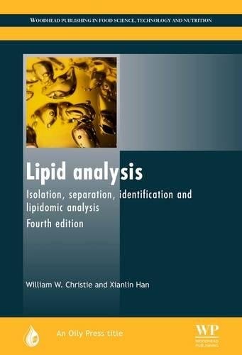 Lipid Analysis Isolation, Separation, Identification and Lipidomic Analysis