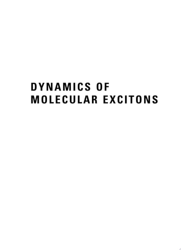 Dynamics of Molecular Excitons