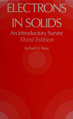 Electrons in Solids An Introductory Survey