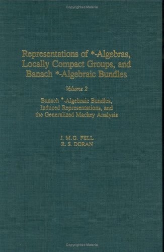 Representations of *-Algebras, Locally Compact Groups, and Banach *-Algebraic Bundles Banach *-Algebraic Bundles, Induced Representations, and the Generalized Mackey Analysis