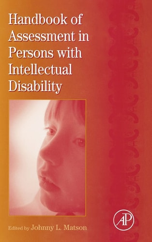 International Review of Research in Mental Retardation Handbook of Assessment in Persons with Intellectual Disability