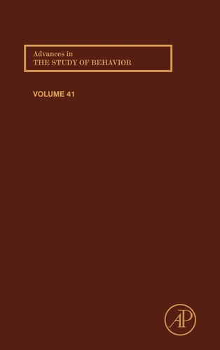Advances in the Study of Behavior