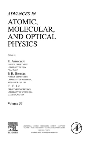 Advances in Atomic, Molecular, and Optical Physics