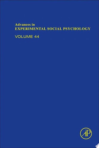 Advances in Experimental Social Psychology