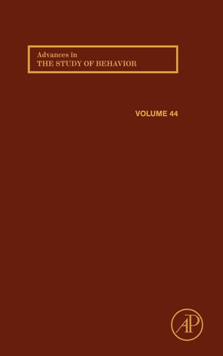 Advances in the Study of Behavior