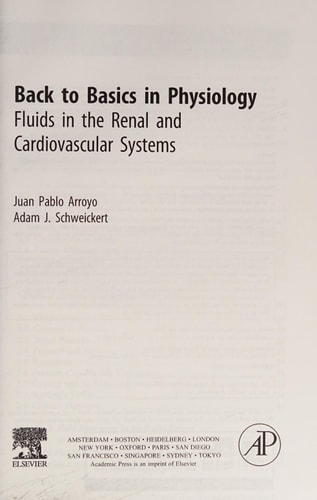 Back to Basics in Physiology Fluids in the Renal and Cardiovascular Systems