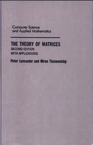 The Theory of Matrices With Applications