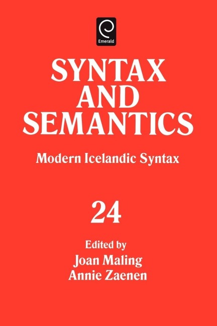 Modern Icelandic Syntax