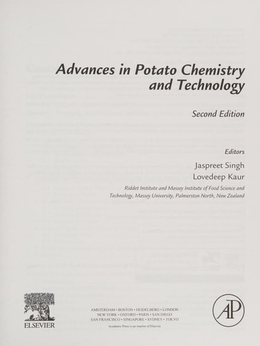 Advances in Potato Chemistry and Technology
