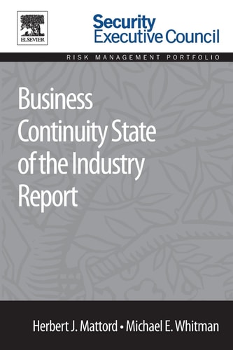Business Continuity State of the Industry Report