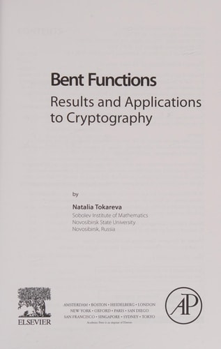 Bent Functions Results and Applications to Cryptography