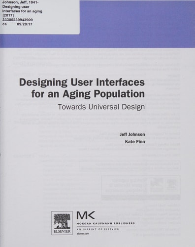 Designing User Interfaces for an Aging Population Towards Universal Design