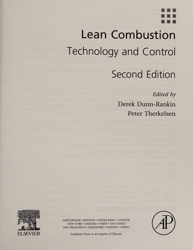 Lean Combustion Technology and Control