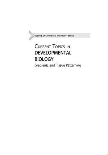 Gradients and Tissue Patterning
