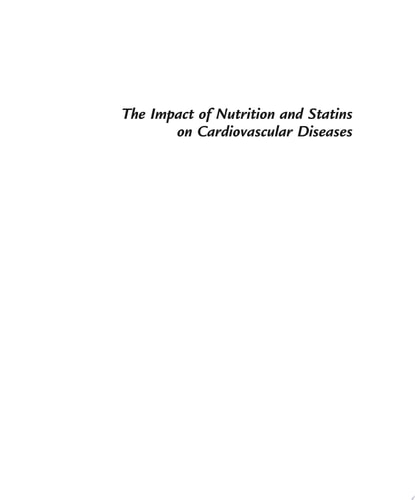 The Impact of Nutrition and Statins on Cardiovascular Diseases