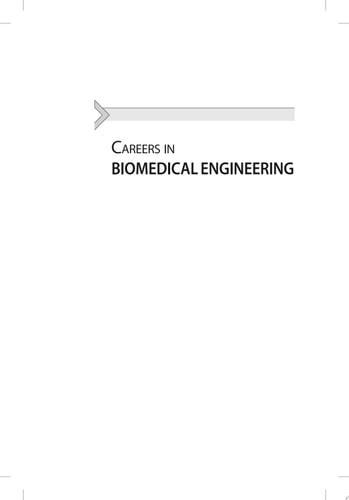 Careers in Biomedical Engineering