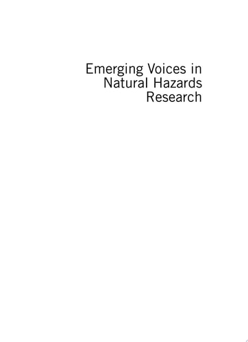 Emerging Voices in Natural Hazards Research