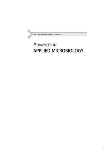 Advances in Applied Microbiology