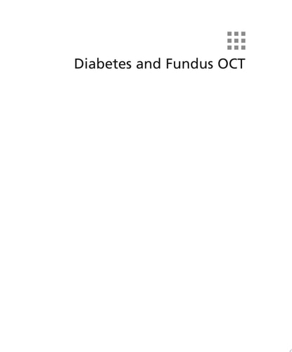 Diabetes and Fundus OCT
