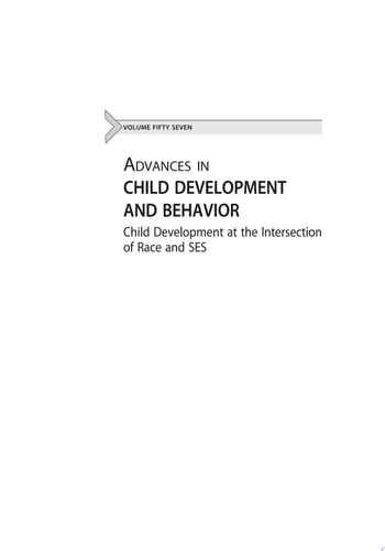 Child Development at the Intersection of Race and SES